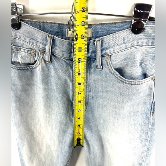 Madewell Perfect Vintage Jeans Size 28 Straight Leg Blue Denim 100% Cotton - Picture 9 of 11